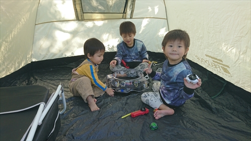 17日・県総合運動公園オートキャンプ場に泊まり来ました！